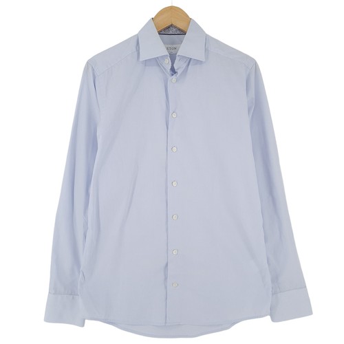 Eton chemise homme bleue coton - homme,